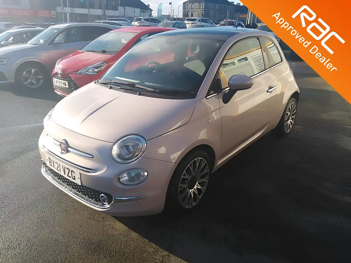 Used 2021 Fiat 500 Star Powder Pink - Interior and Exterior details 8