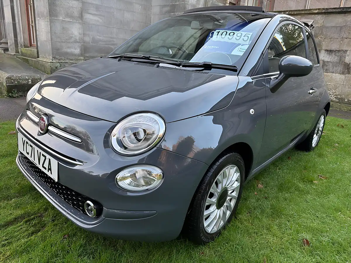 Used 2021 Fiat 500C Lounge Grey - Interior and Exterior details 9