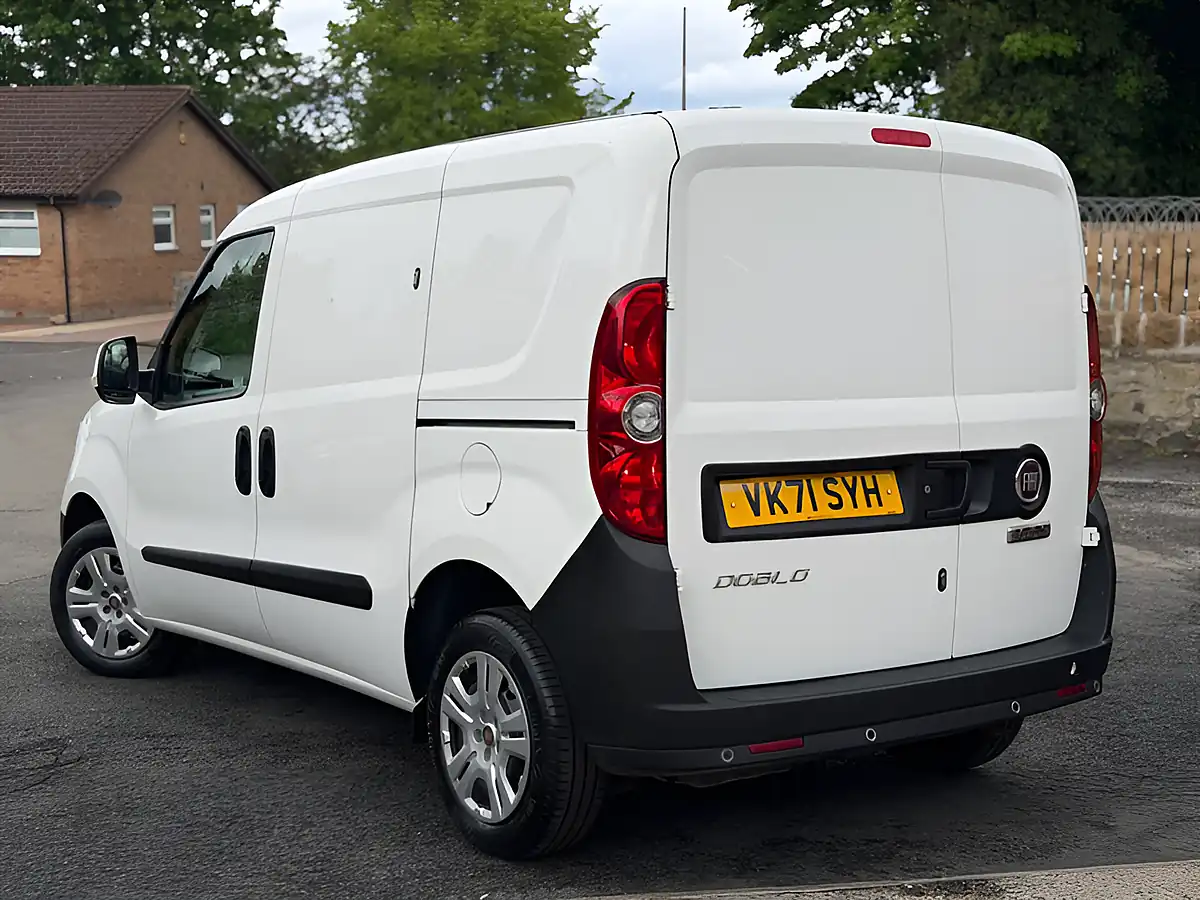 Used 2021 Fiat Doblo Tecnico White - Interior and Exterior details 12