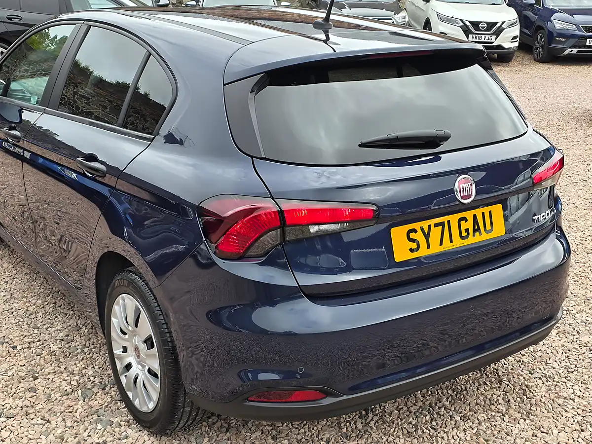 Used 2021 Fiat Tipo Hatchback Mediterranean Blue Pearl - Interior and Exterior details 16