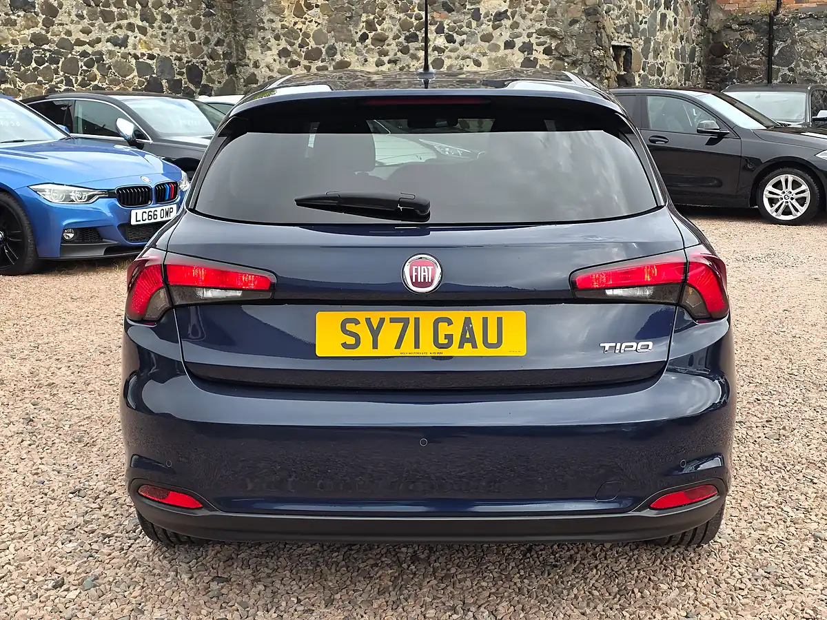 Used 2021 Fiat Tipo Hatchback Mediterranean Blue Pearl - Interior and Exterior details 17