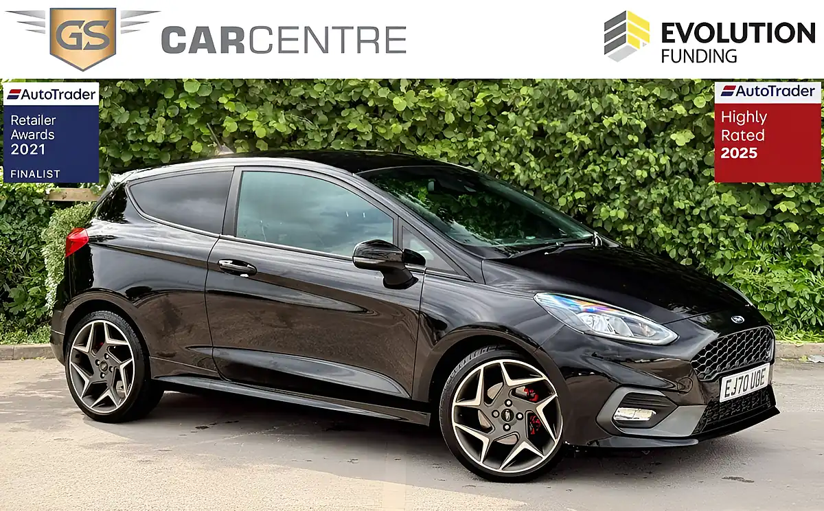 Used 2021 Ford Fiesta ST-3 Agate Black Metallic - Front View