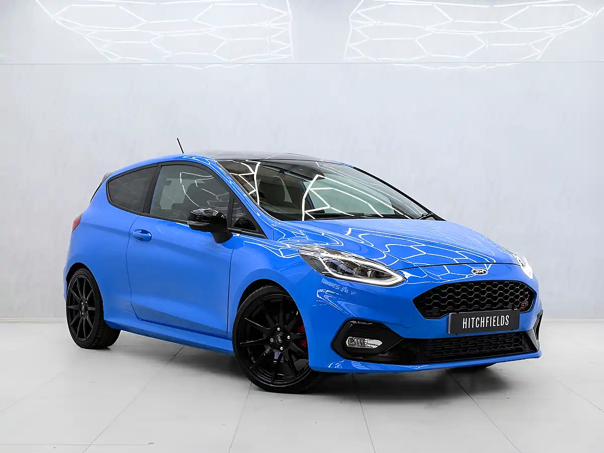Used 2021 Ford Fiesta ST Edition Azura Blue - Front View