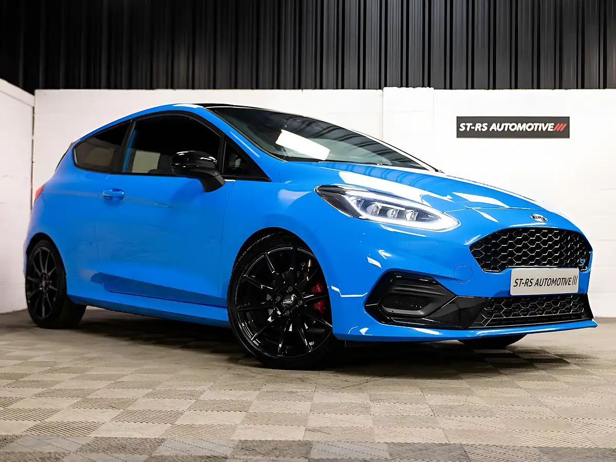 Used 2021 Ford Fiesta ST Edition Blue - Front View