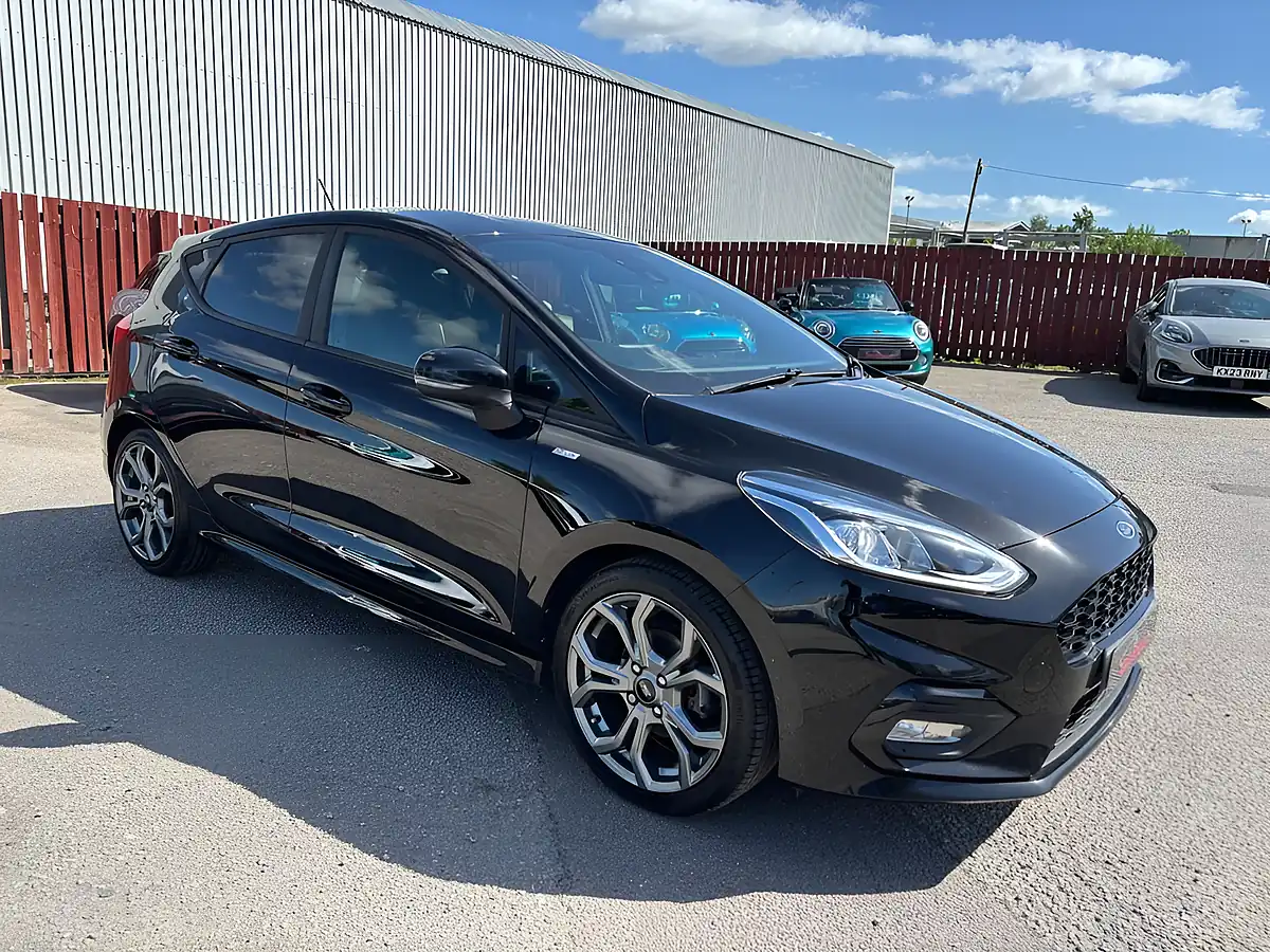 Used 2021 Ford Fiesta ST-Line Edition Black - Front View