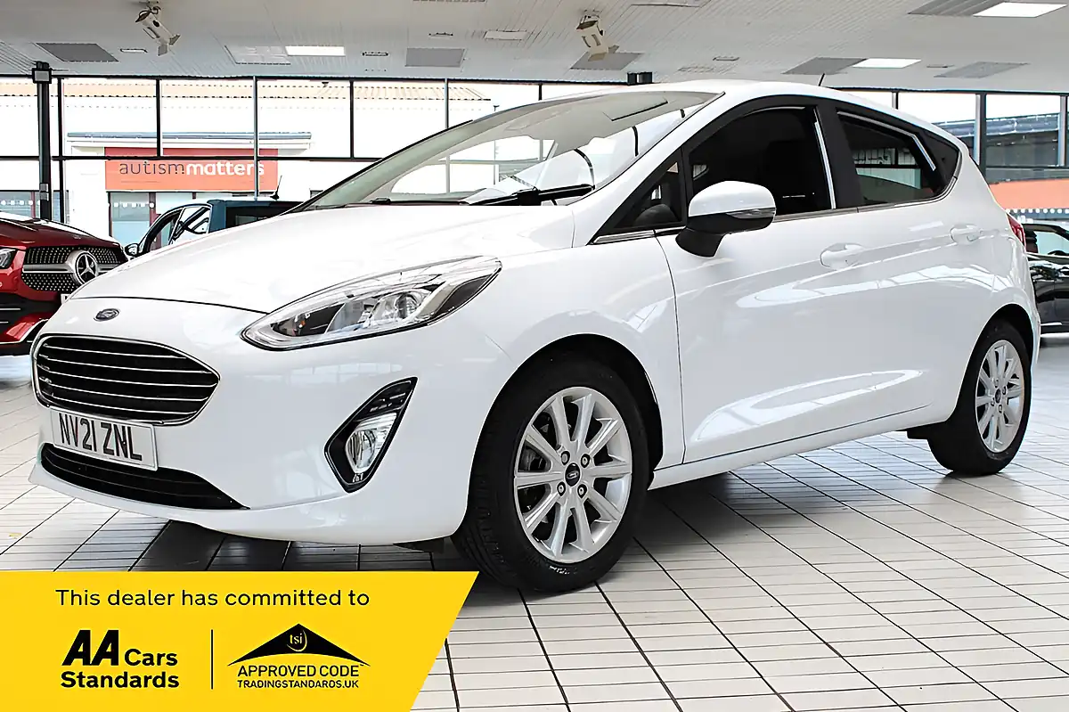 Used 2021 Ford Fiesta Titanium White - Interior and Exterior details 2