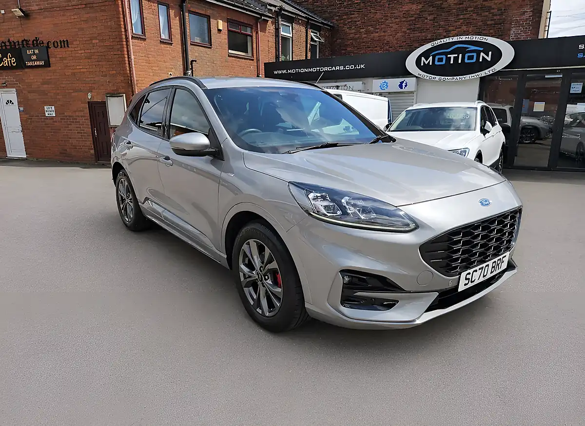 Used 2021 Ford Kuga ST-Line Silver - Front View