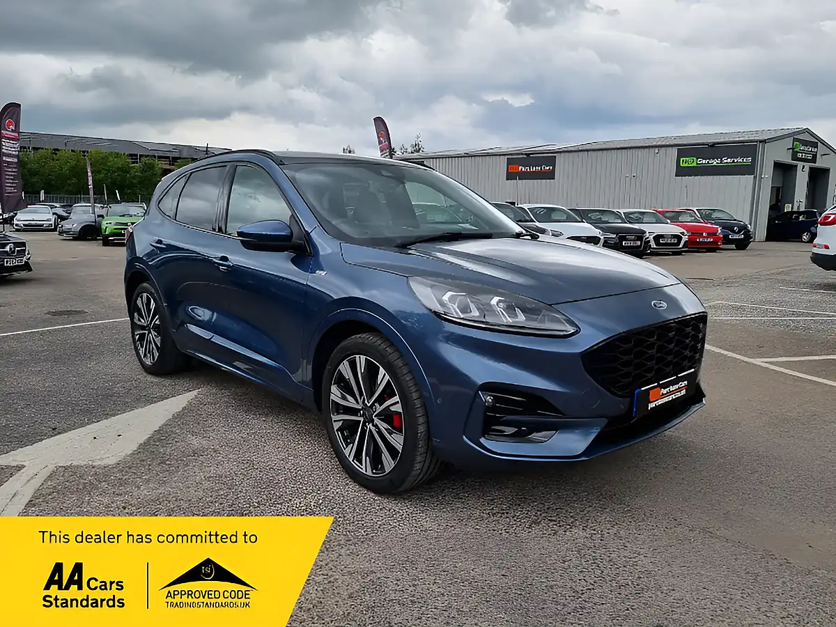 Used 2021 Ford Kuga ST-Line X Edition Blue - Front View