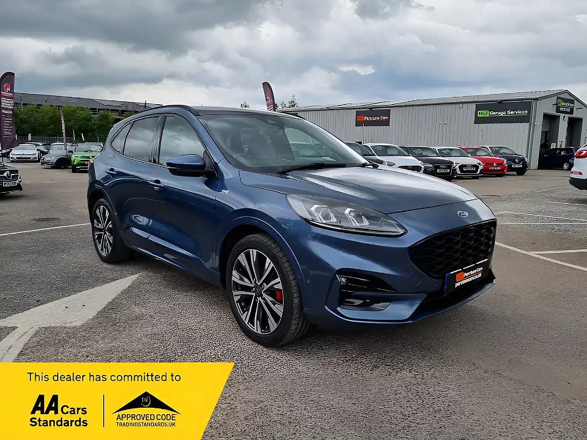Used 2021 Ford Kuga ST-Line X Edition Blue - Front View