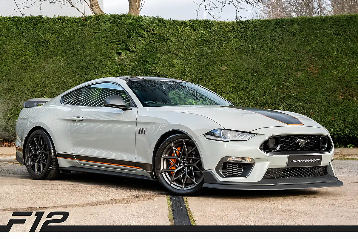 Used 2021 Ford Mustang Mach 1 Fighter Jet Gray - Front View