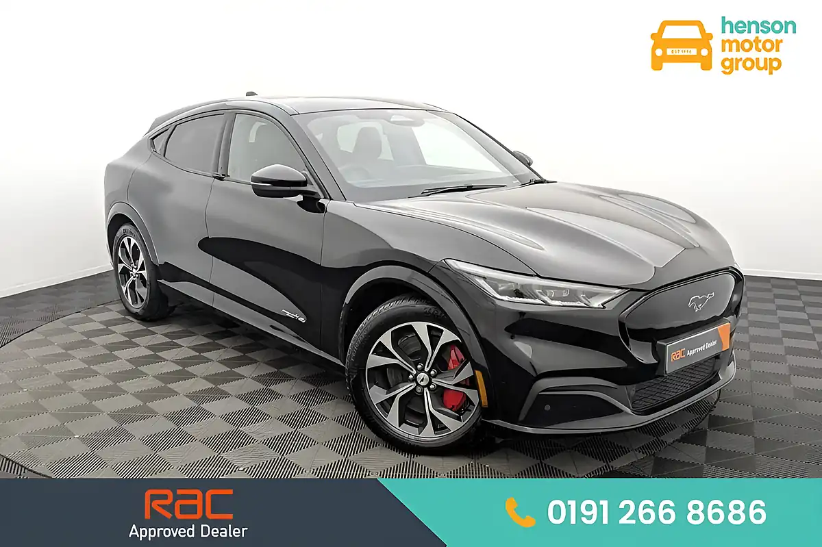 Used 2021 Ford Mustang Mach-E Standard Range Absolute Black - Front View
