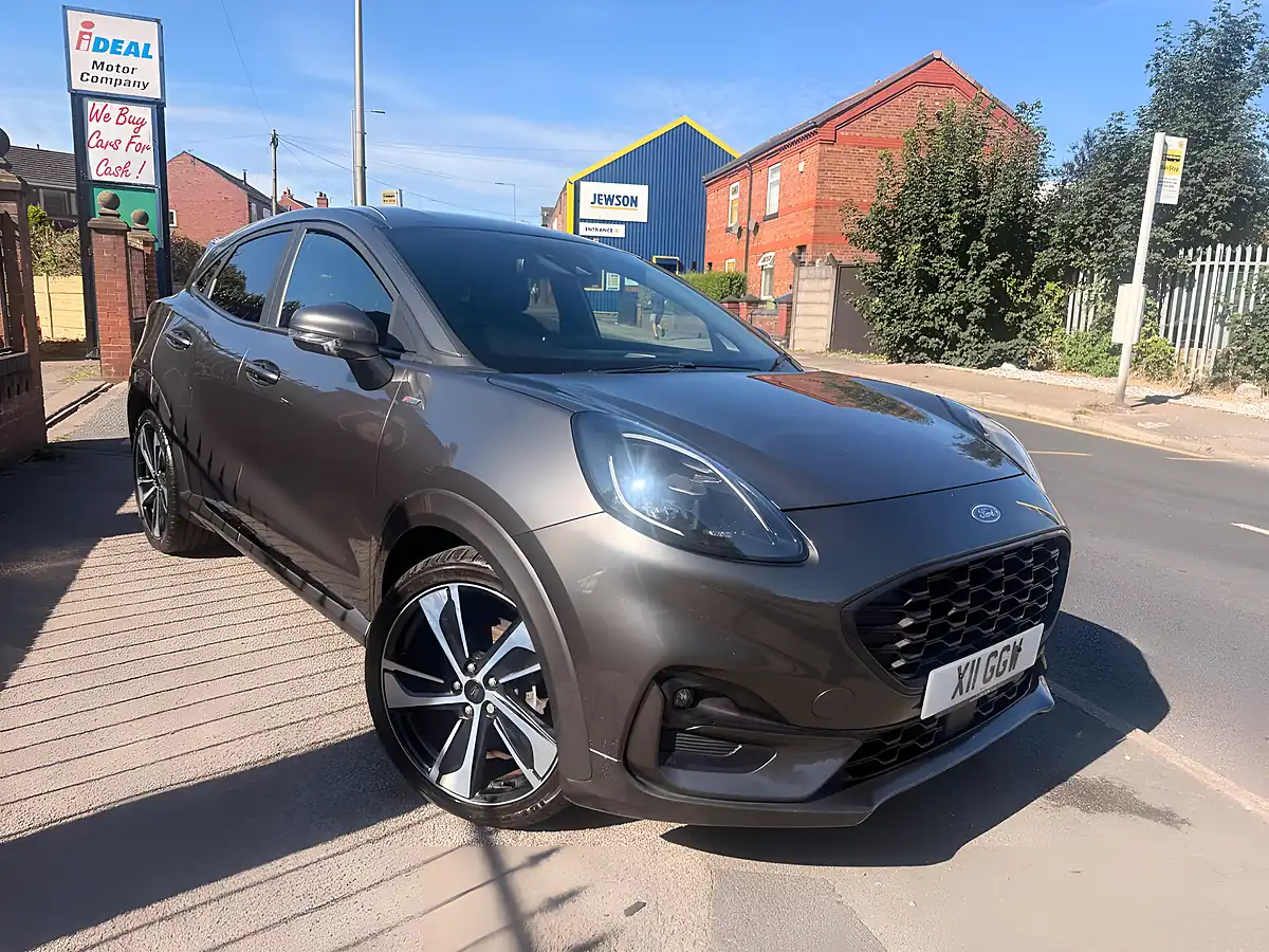 Used 2021 Ford Puma ST-Line X Grey - Front View
