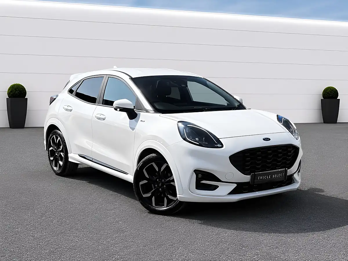 Used 2021 Ford Puma ST-Line X White - Front View