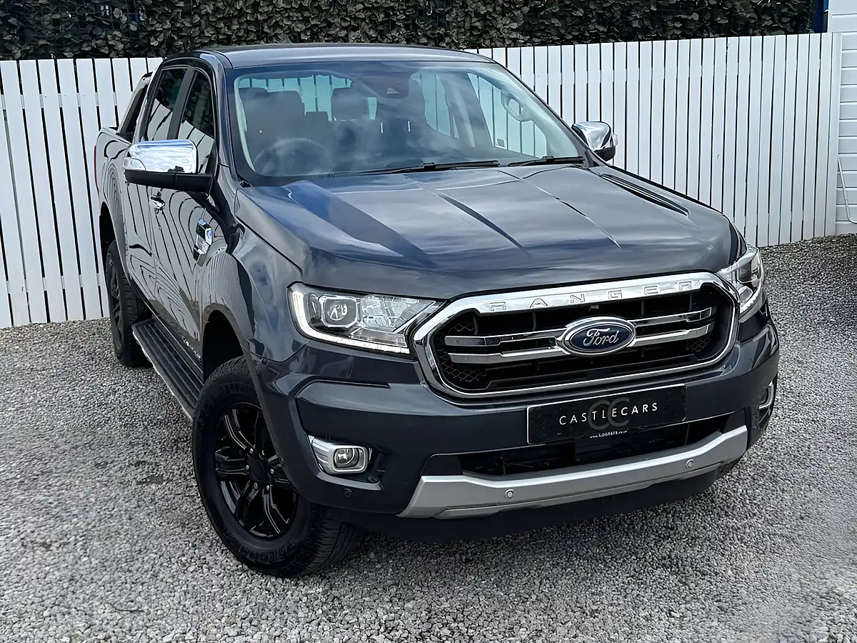 Used 2021 Ford Ranger Limited Grey - Front View