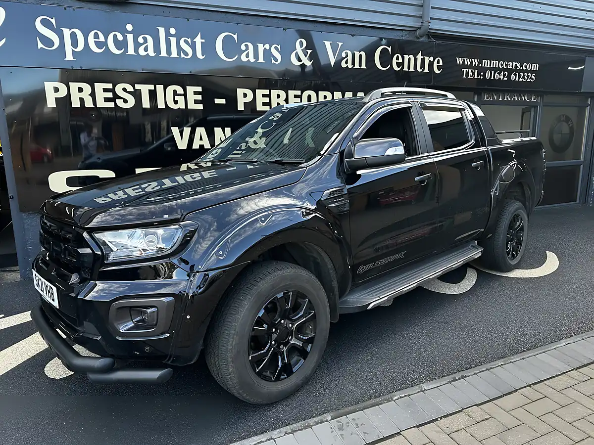 Used 2021 Ford Ranger Wildtrak Agate Black Metallic - Front View