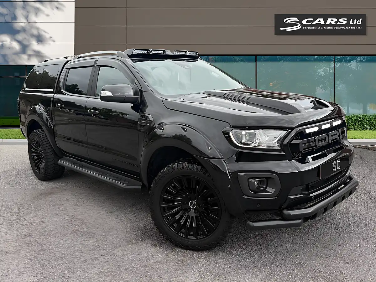 Used 2021 Ford Ranger Wildtrak Black - Front View