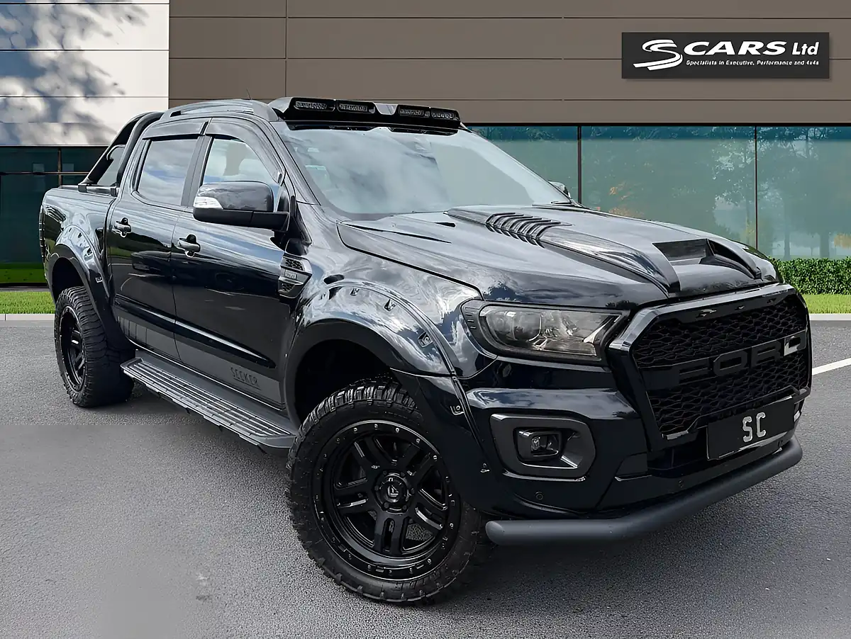 Used 2021 Ford Ranger Wildtrak Black - Front View