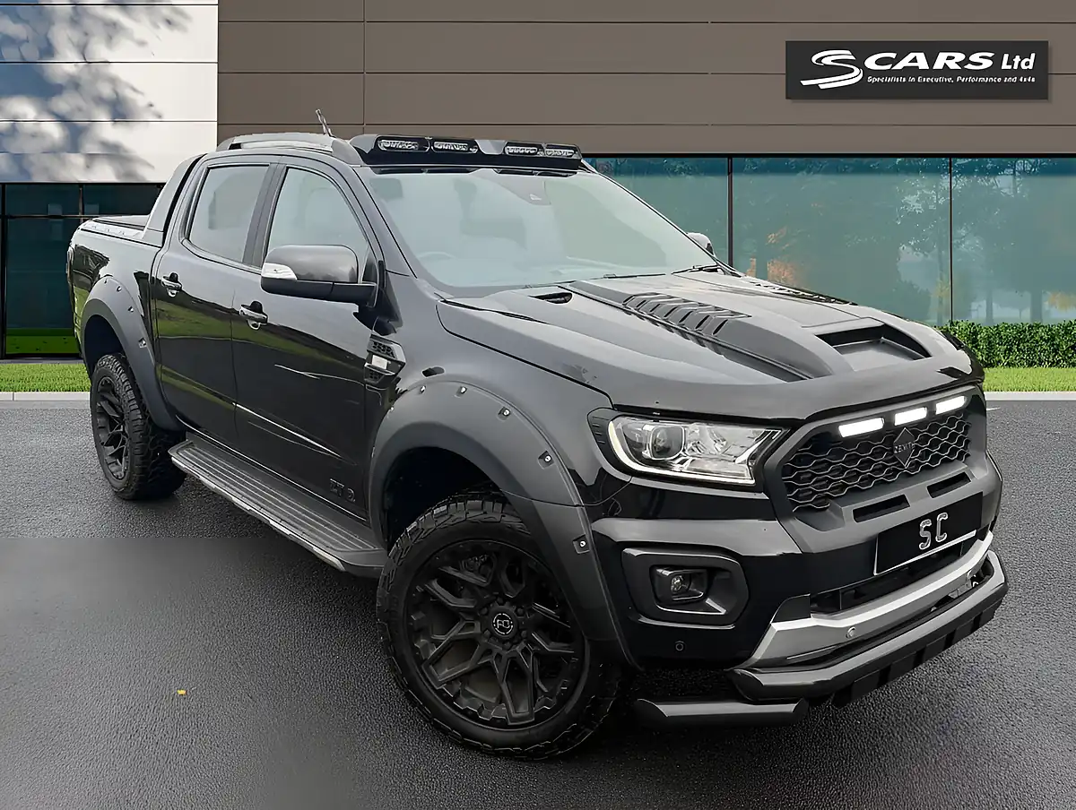 Used 2021 Ford Ranger Wildtrak Black - Front View