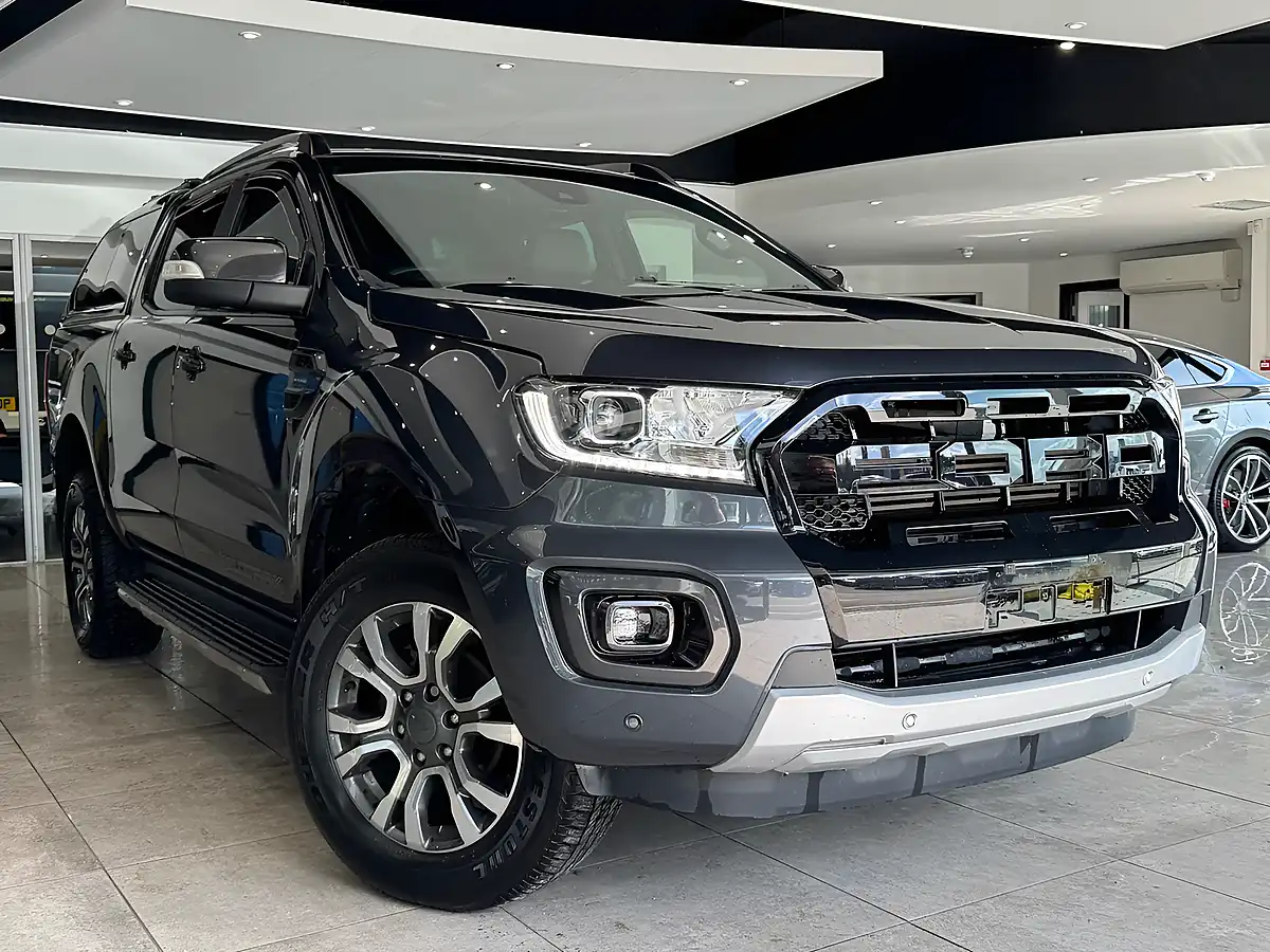 Used 2021 Ford Ranger Wildtrak Grey - Front View