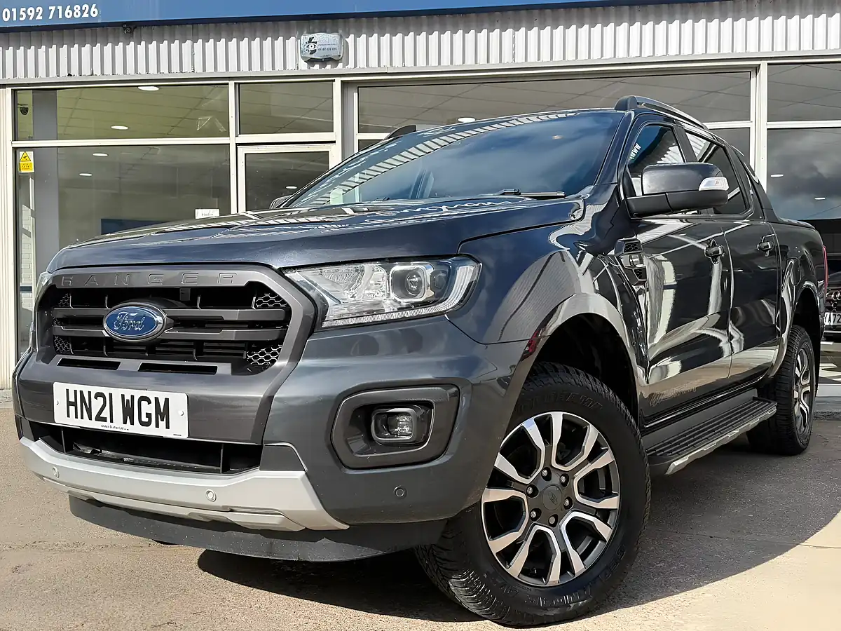 Used 2021 Ford Ranger Wildtrak Grey - Front View