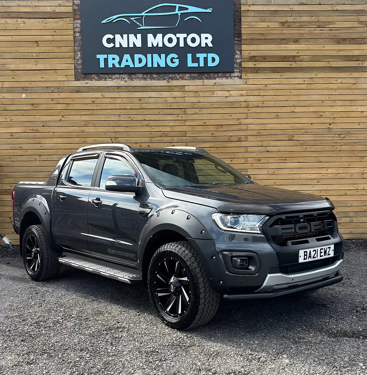 Used 2021 Ford Ranger Wildtrak Sea Grey - Front View