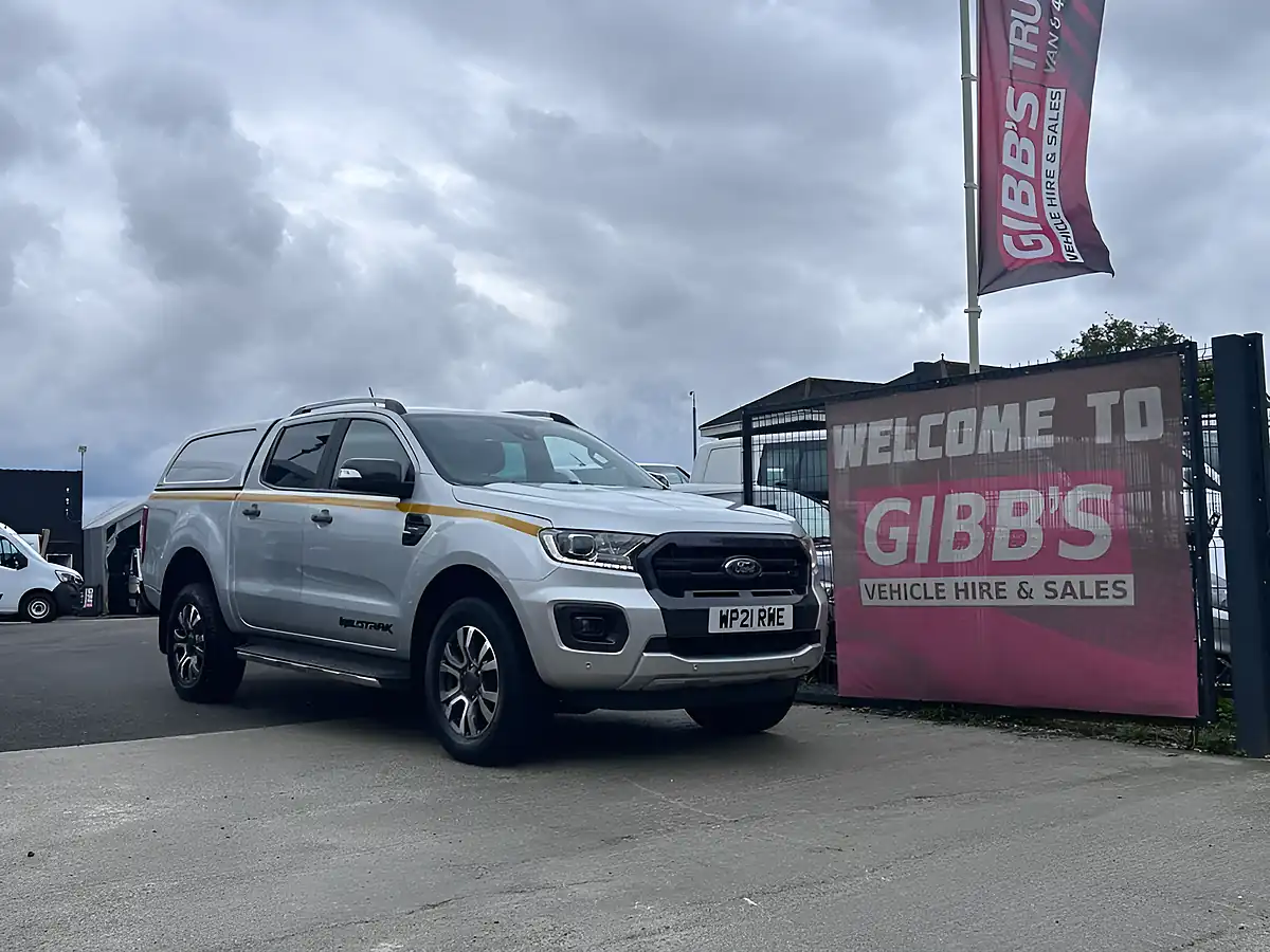 Used 2021 Ford Ranger Wildtrak Silver - Front View