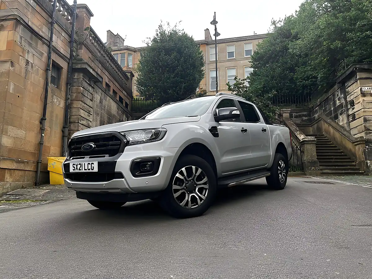 Used 2021 Ford Ranger Wildtrak Silver - Front View