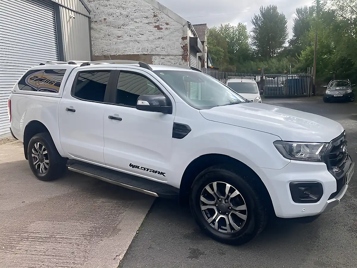 Used 2021 Ford Ranger Wildtrak White - Front View