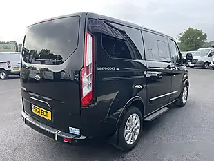 Used 2021 Ford Tourneo Custom Independence RS 5 Crew Van Black - Interior and Exterior details 4