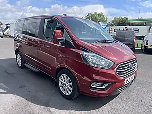 Used 2021 Ford Tourneo Custom Independence RS 6 Crew Van Red - Interior and Exterior details 2