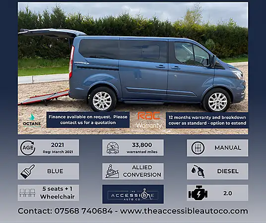 2021 Ford Tourneo Custom Titanium 2.0 EcoBlue