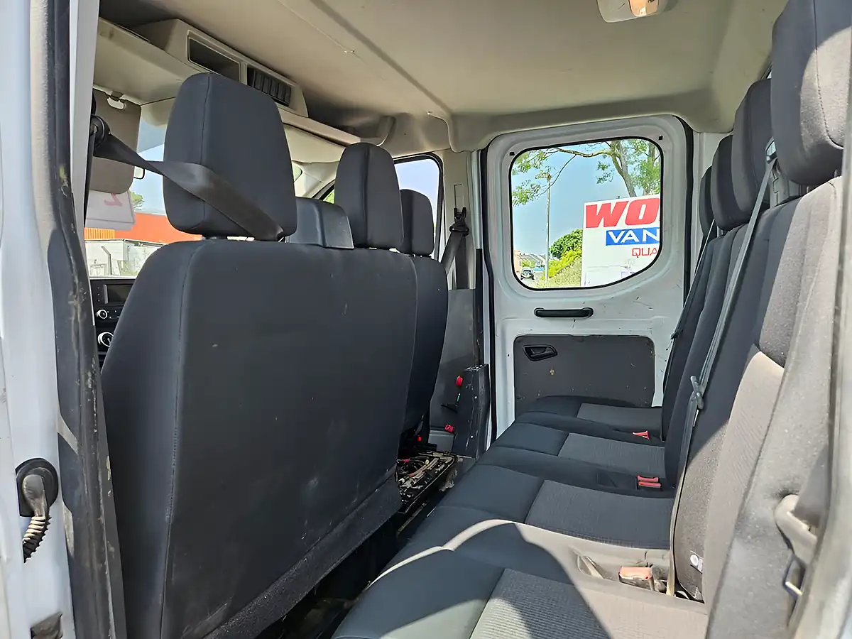 Used 2021 Ford Transit 350 Leader Crew Cab Tipper White - Interior and Exterior details 10