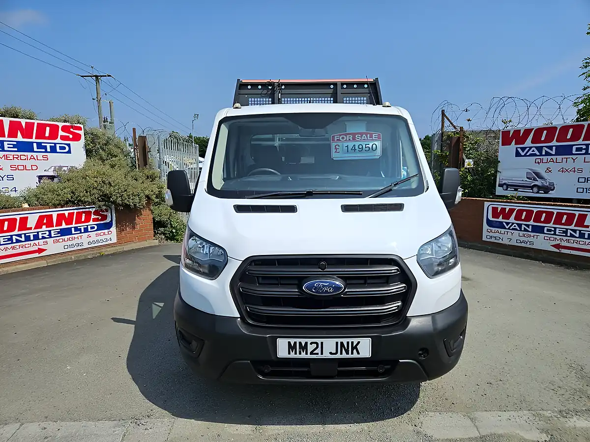 Used 2021 Ford Transit 350 Leader Crew Cab Tipper White - Interior and Exterior details 3