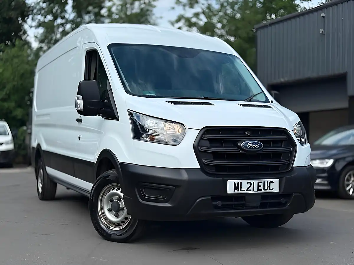 Used 2021 Ford Transit 350 Leader P/V White - Front View