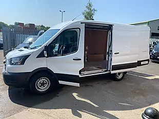 Used 2021 Ford Transit 350 Mwb Med/Roof L2 H2 White - Interior and Exterior details 11