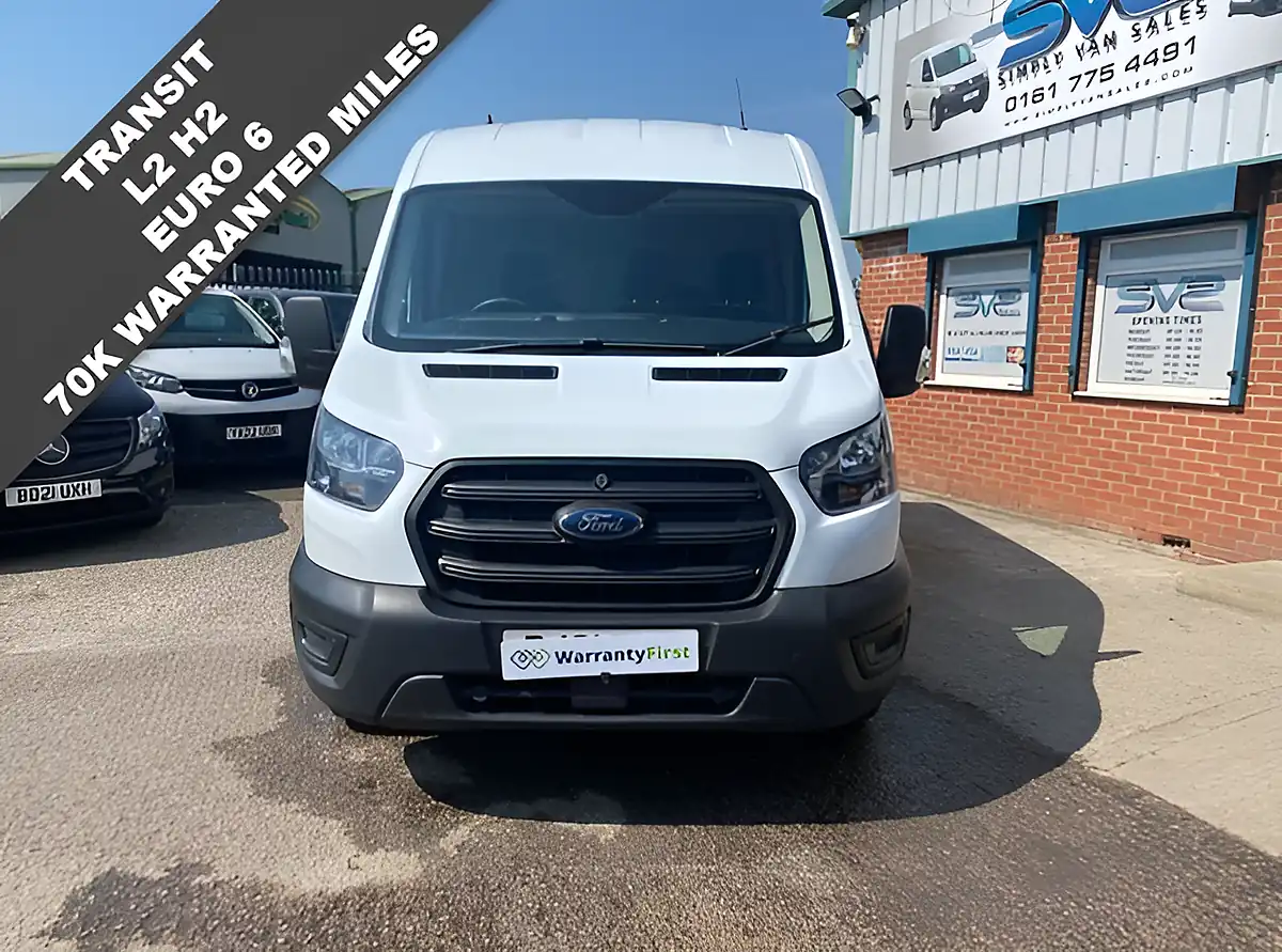 Used 2021 Ford Transit 350 Mwb Med/Roof L2 H2 White - Interior and Exterior details 2