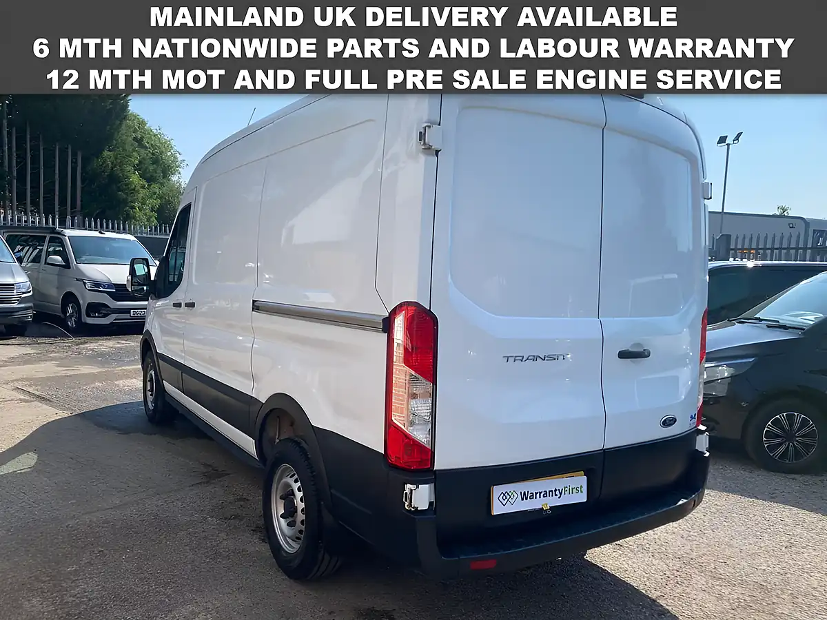 Used 2021 Ford Transit 350 Mwb Med/Roof L2 H2 White - Interior and Exterior details 5