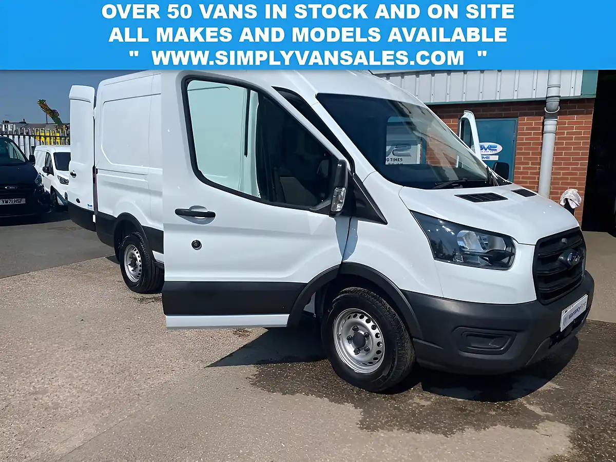 Used 2021 Ford Transit 350 Mwb Med/Roof L2 H2 White - Interior and Exterior details 9