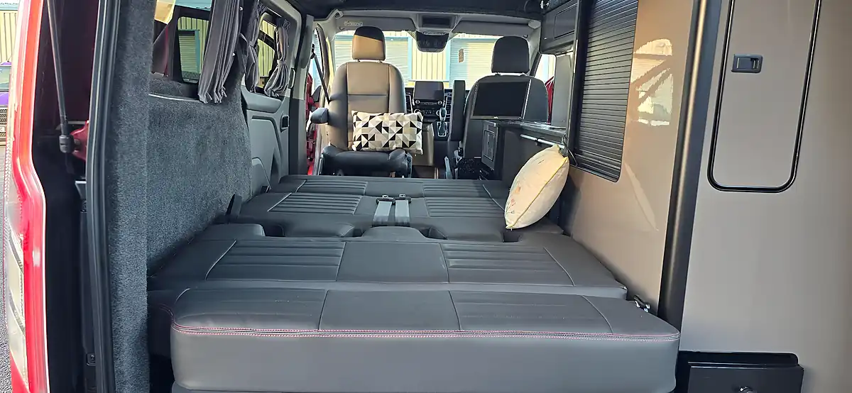 Used 2021 Ford Transit Campervan Red - Interior and Exterior details 13
