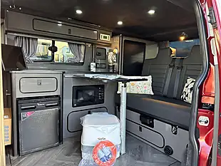 Used 2021 Ford Transit Campervan Red - Interior and Exterior details 3