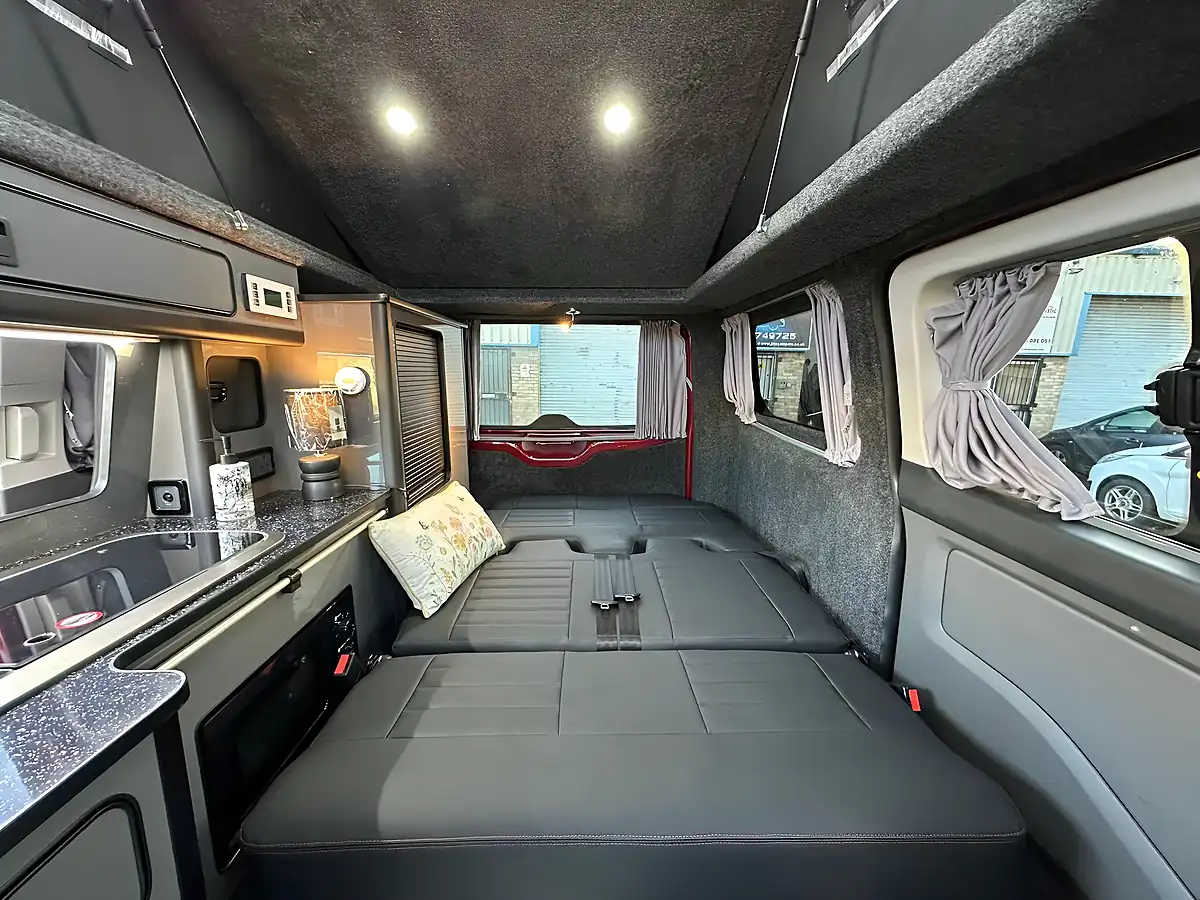 Used 2021 Ford Transit Campervan Red - Interior and Exterior details 5