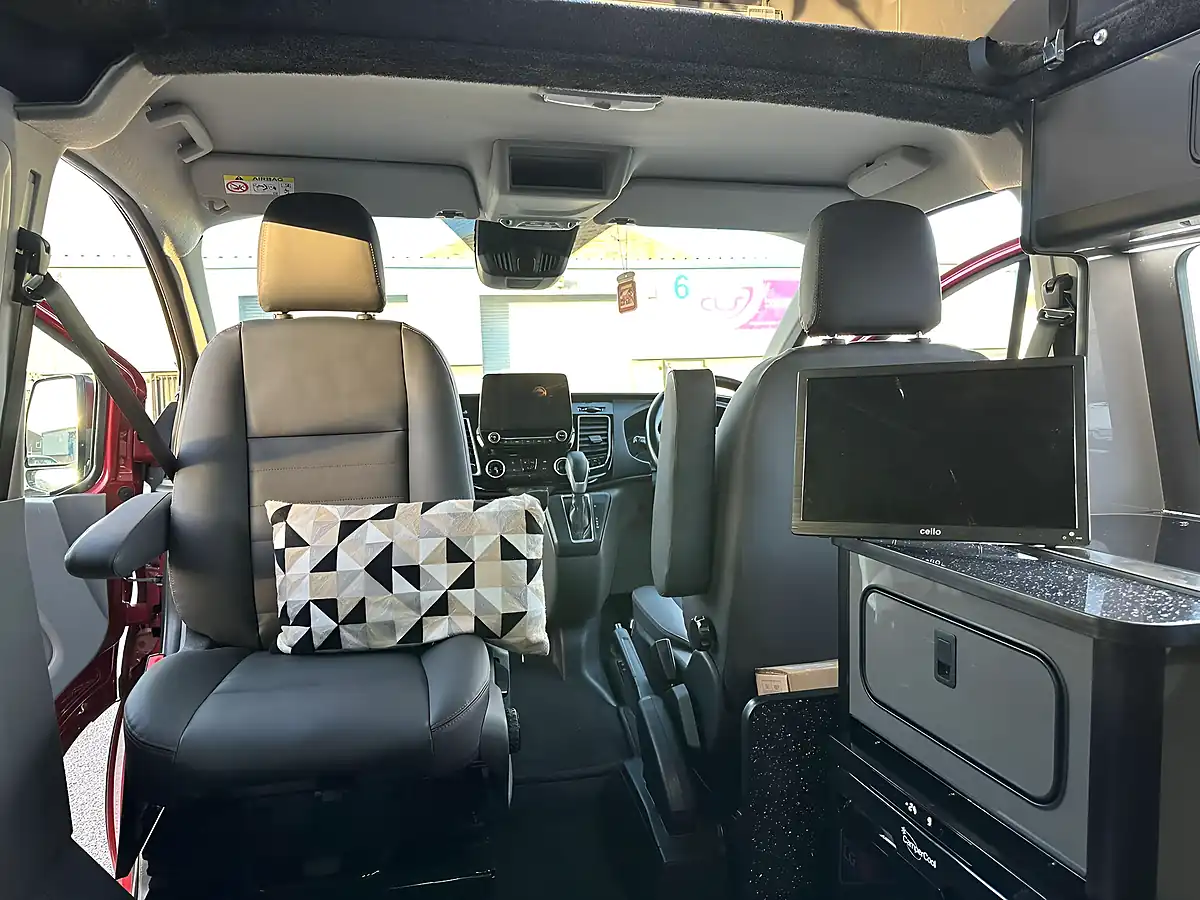 Used 2021 Ford Transit Campervan Red - Interior and Exterior details 7