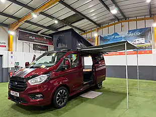 Used 2021 Ford Transit Campervan Red - Interior and Exterior details 9