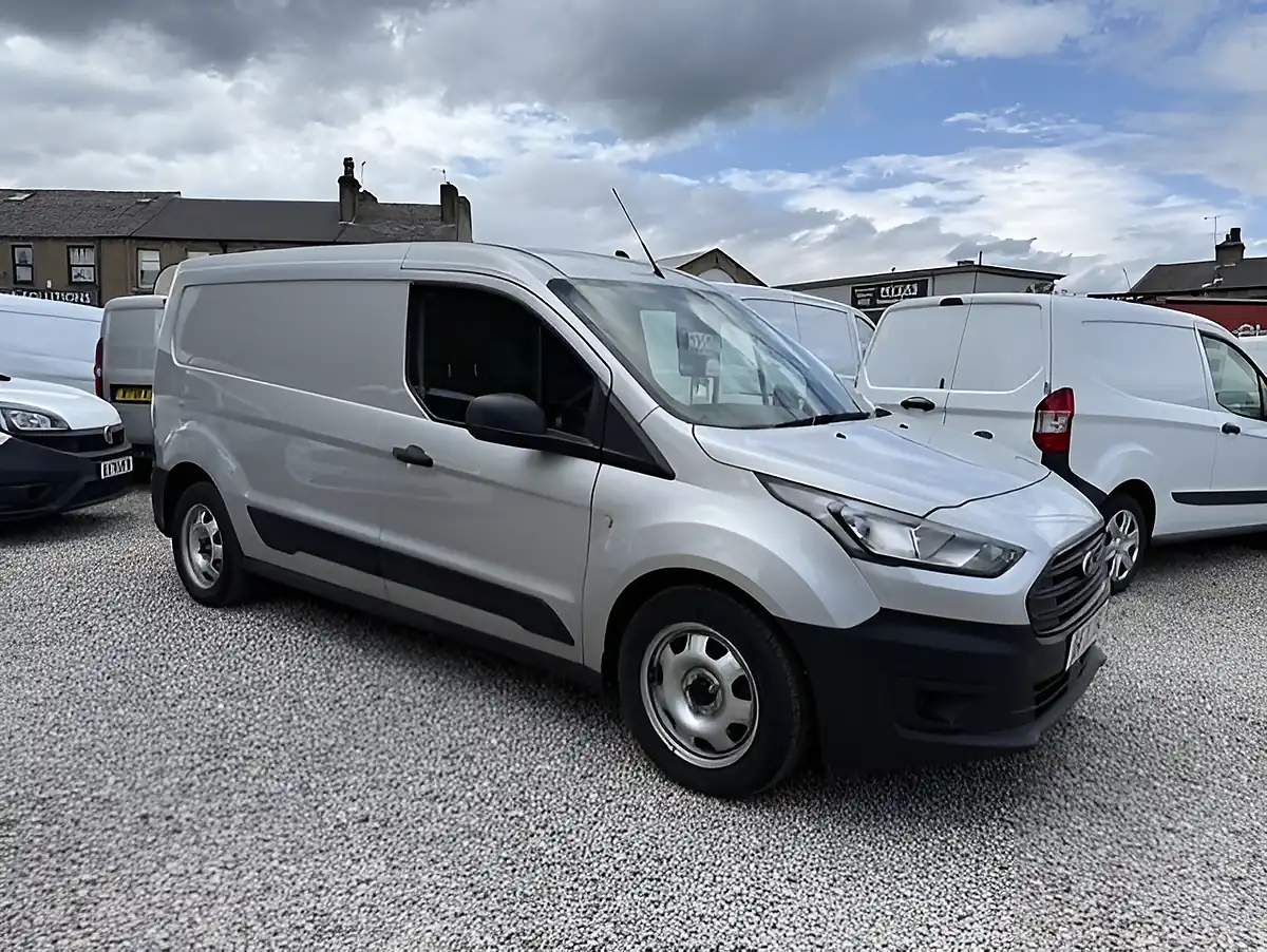 Used 2021 Ford Transit Connect 240 Leader Silver - Front View