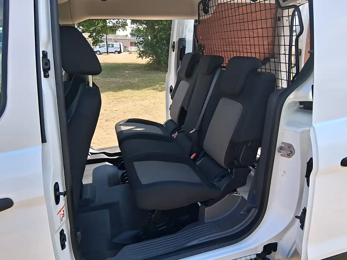 Used 2021 Ford Transit Connect Leader Crew Van Double Cab White - Interior and Exterior details 11