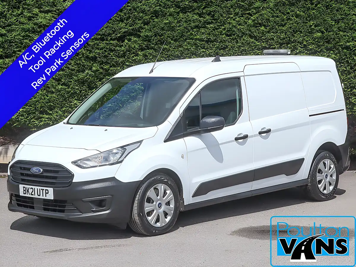 Used 2021 Ford Transit Connect Leader Frozen White - Front View
