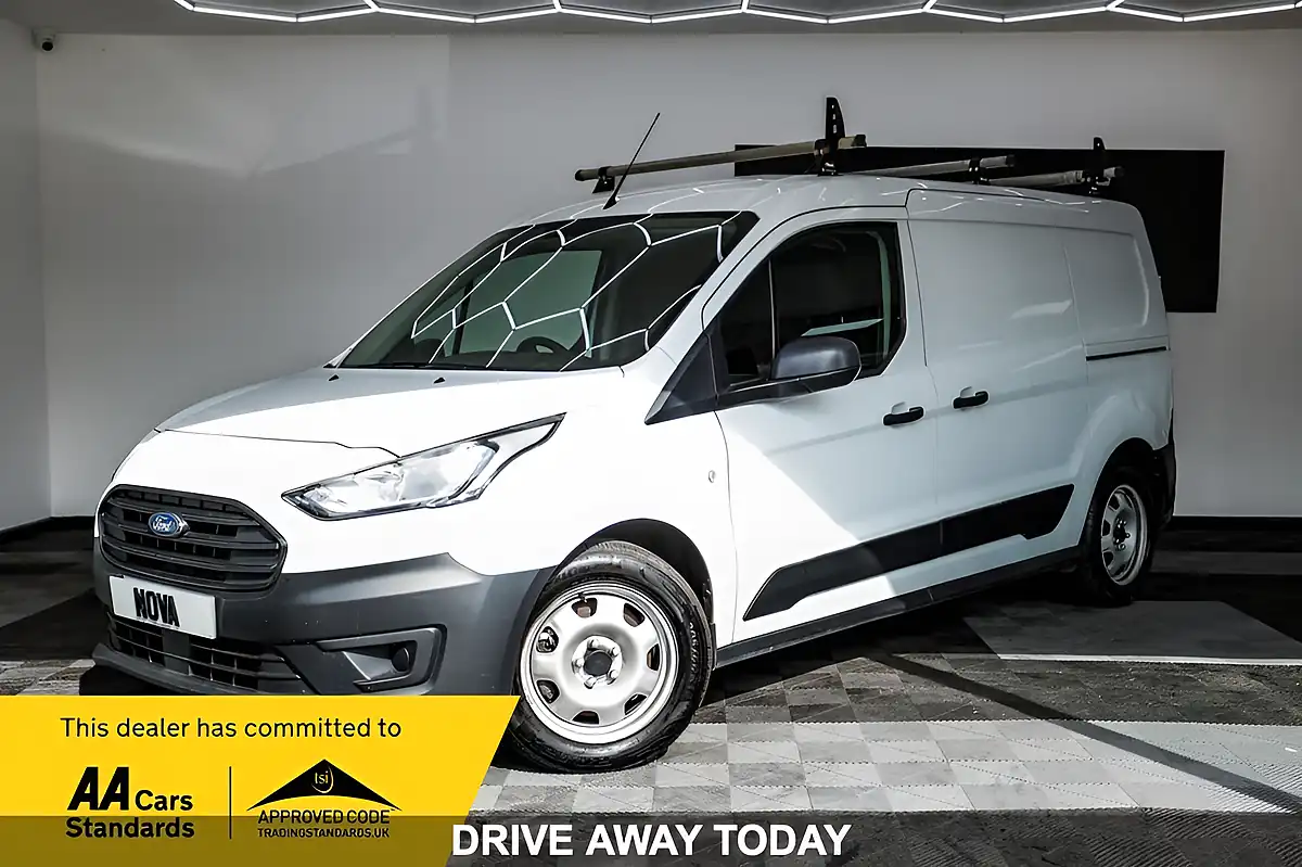 Used 2021 Ford Transit Connect Leader White - Front View