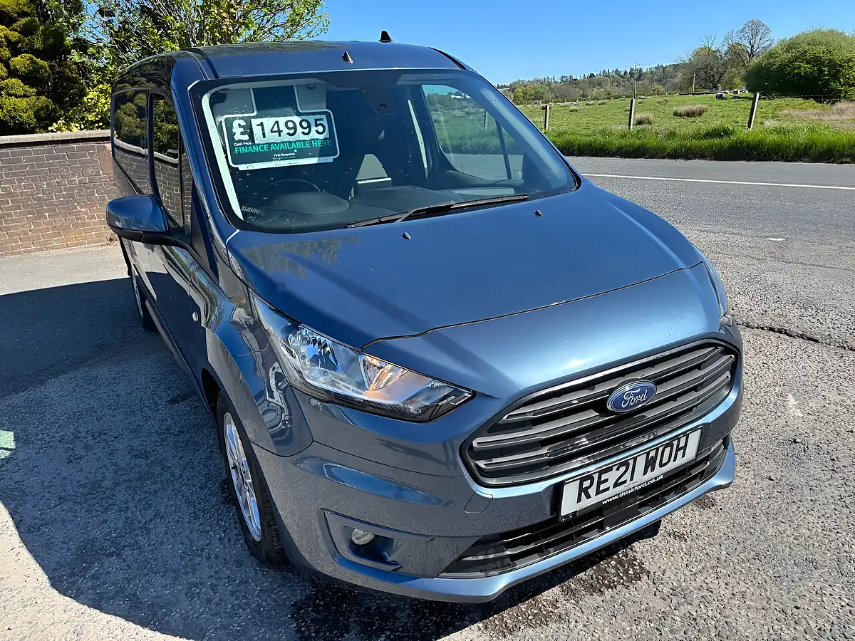 Used 2021 Ford Transit Connect Limited Blue - Front View