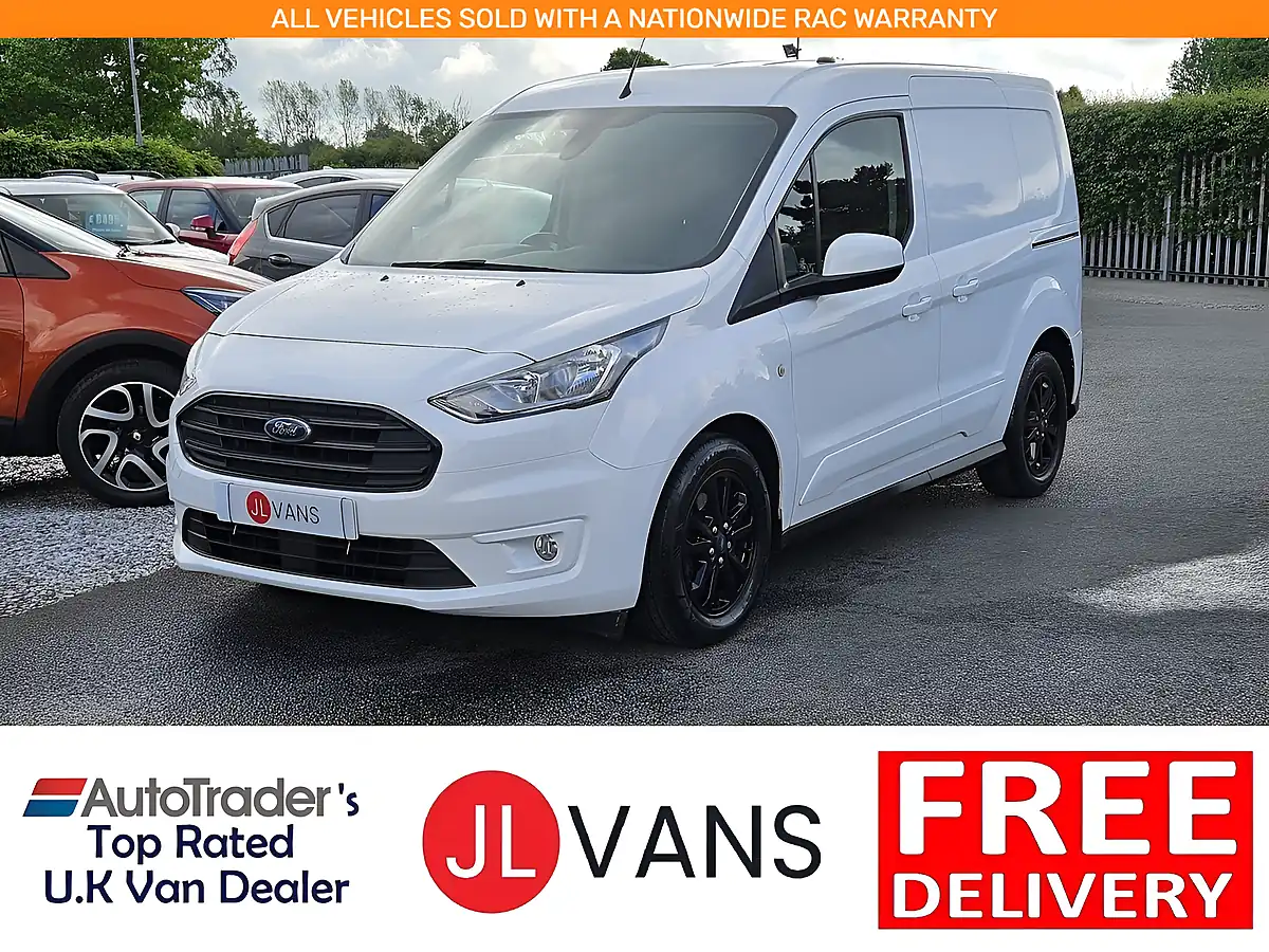 Used 2021 Ford Transit Connect Limited Frozen White - Front View