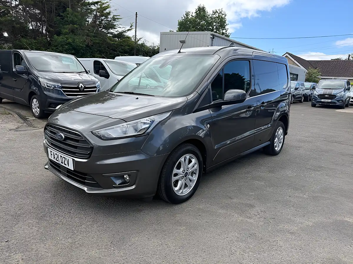 Used 2021 Ford Transit Connect Limited Grey - Front View